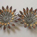 Vintage Metal Flowers Enamel Stackable Bendable Flower Findings FM1