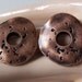 Unusual Antiqued Copper Freeform Primitive Donuts - Unusual Industrial Findings