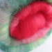 Watermelon- Alpaca Fiber Batt