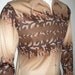 Vintage Apparel Men's 70's Shirt Polyester Brown Long Sleeve Print by Don Giovanni 3394 FreshandSwanky on Etsy
