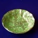 Vintage English Miniature Green and Gold Midwinter Burslem Dish
