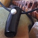 Rare Vintage Australian Black Coral Pendant With Natural Pearl Inlay