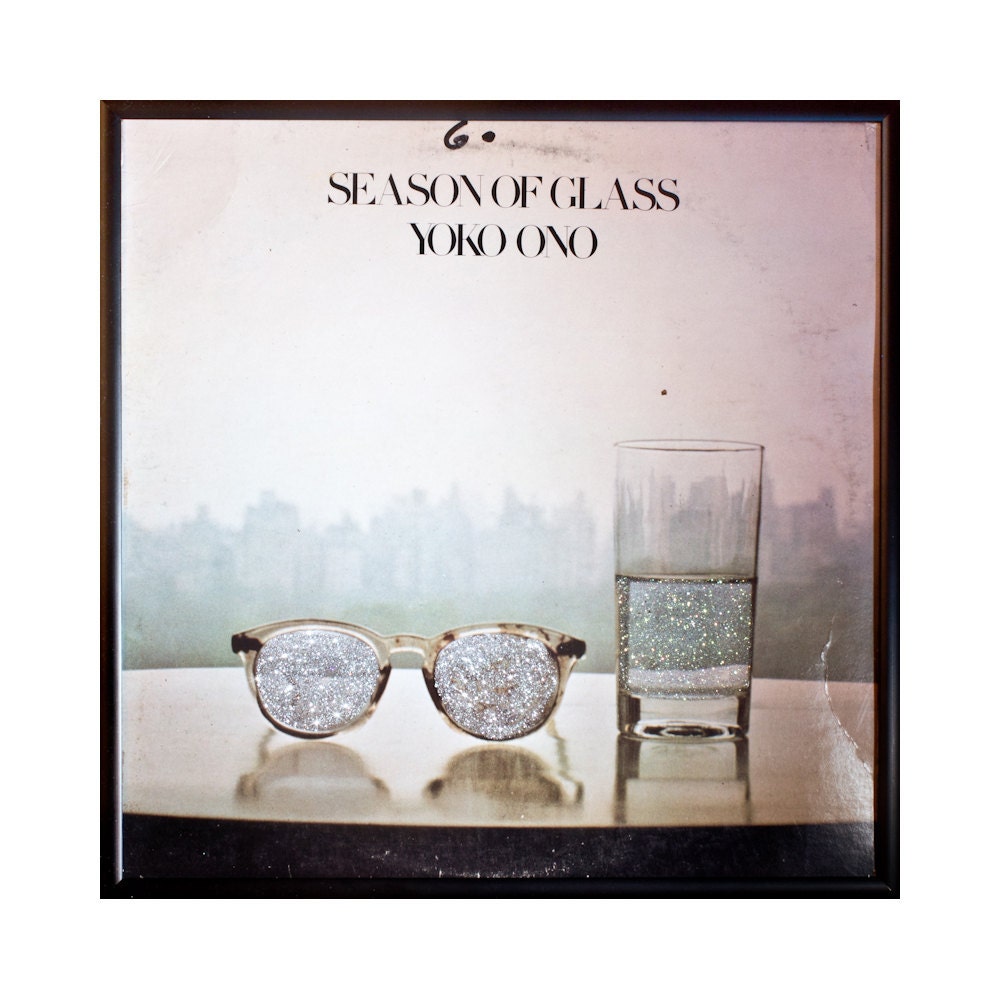 Glittered Yoko Ono Season of Glass Album