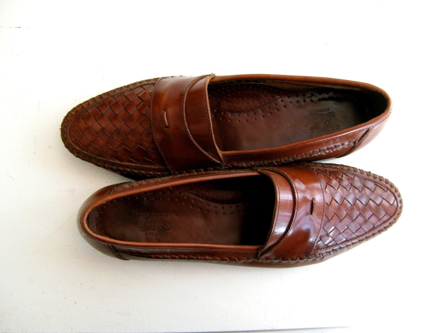 brown leather loafers men's