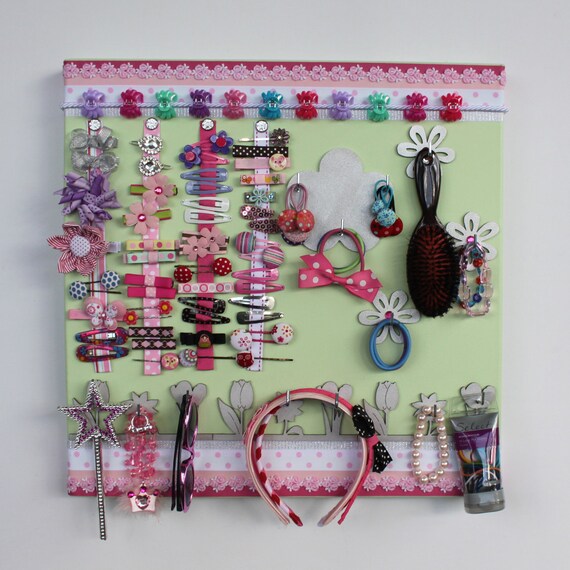 Hair Accessory Organiser by Holdilocks Large 18x18 inch art
