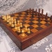 1830's BarnBeam Cherry Chess Set
