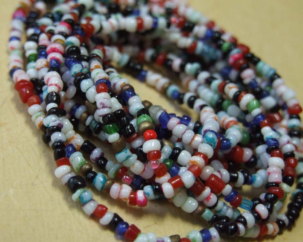Authentic Vintage 1960's Love Beads Necklaces