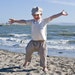 Organic Harem Pants (organic cotton canvas) in tan, beach kids Eco-friendly Sarouel Pants, Ethnic Pants for Kids, under 50