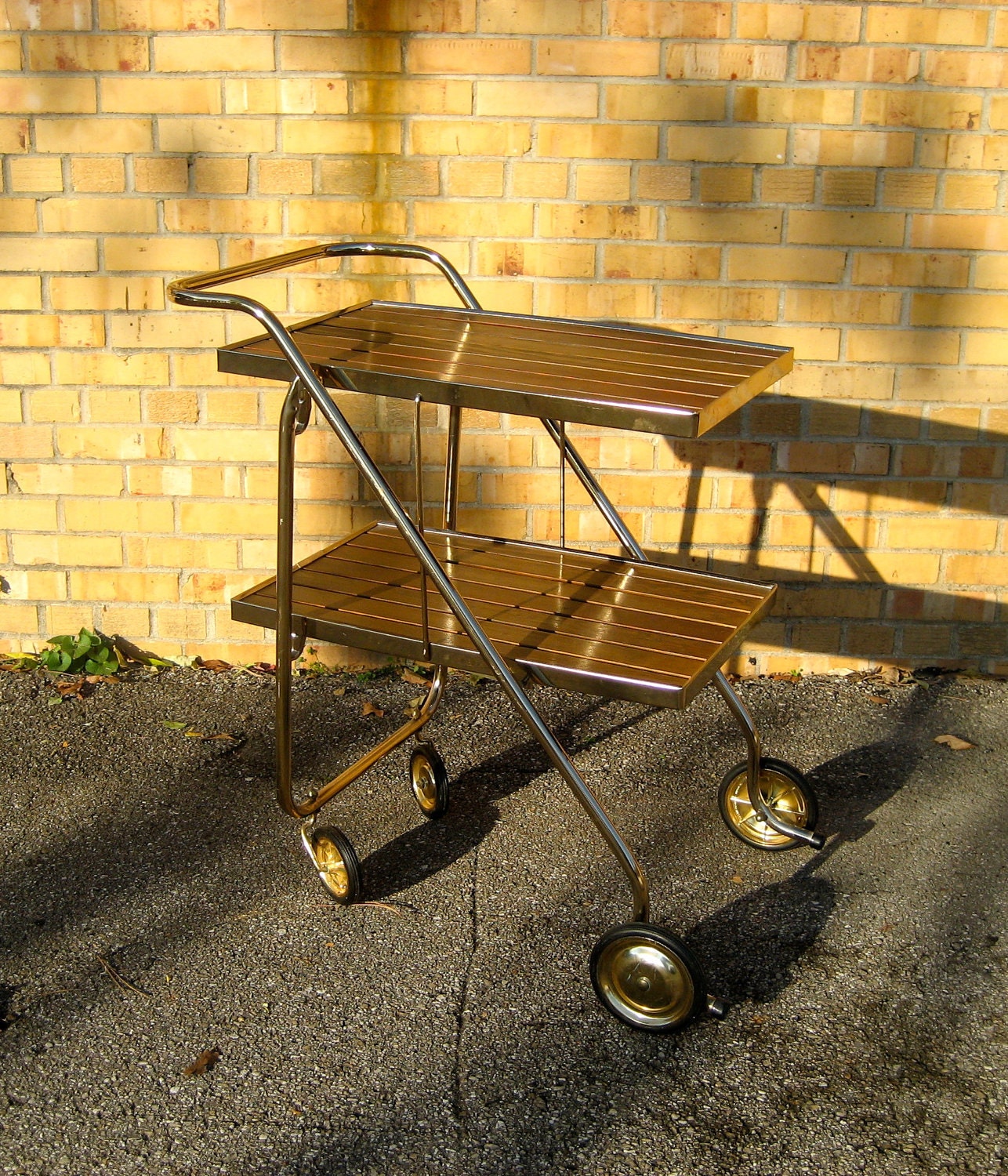 VNTG Trolley Food Cart by ILiveModern on Etsy