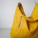 Yellow leather handbag - Max