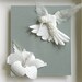 A hummer and a flower ----- Framed Custom PAPER SCULPTURE