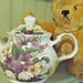 Floral Teapot-Spring Garden Teapot-Porcelain Teapot