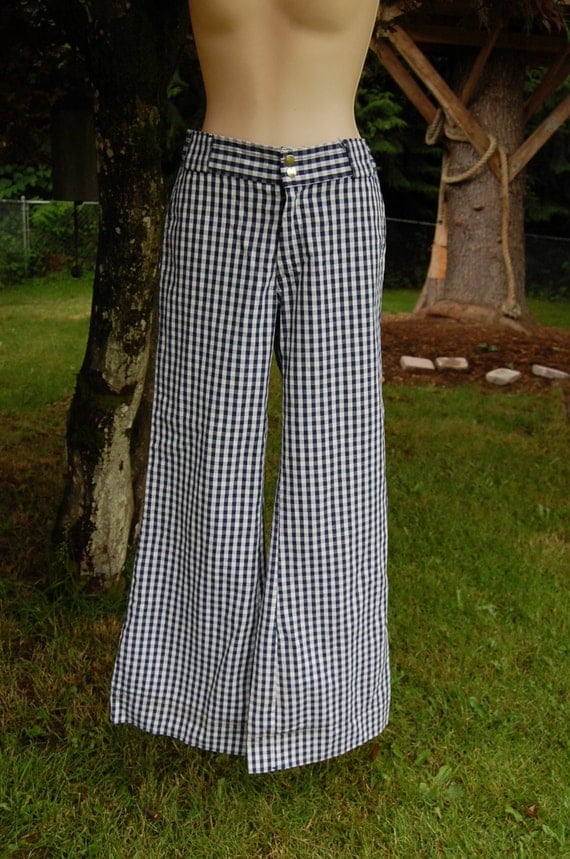 plaid bell bottoms mens