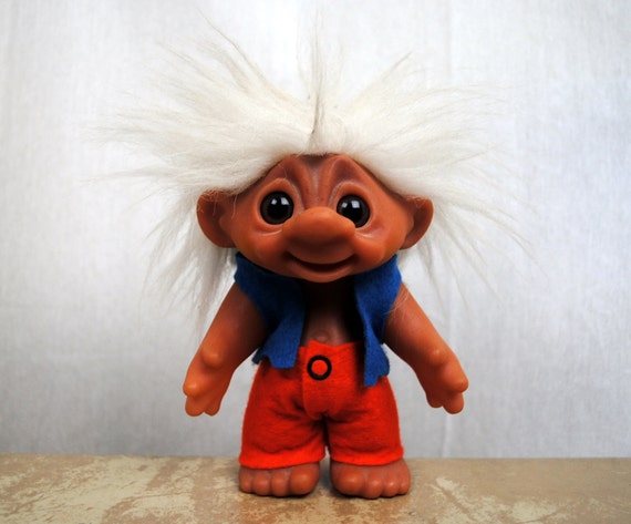 Vintage 1977 Thomas Dam Troll Denmark by RogueRetro on Etsy