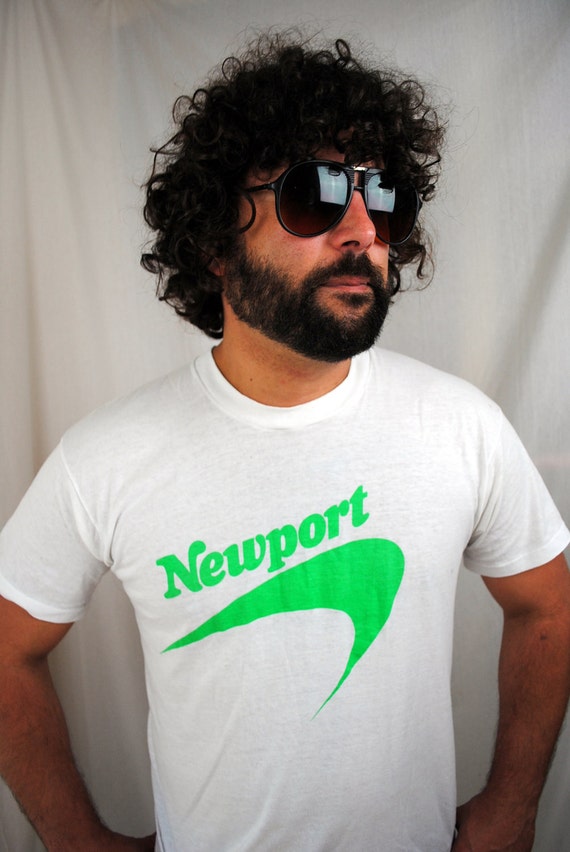 Vintage Cigarette Shirt : Burnout Newport Tshirt Smokers