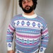 WINTER SALE Vintage Southwest Aztec 80s Knit Sweater