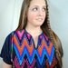 Vintage Woven Guatemalan Ethnic Huipil Dress