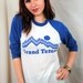 RARE 1981 Grand Tetons Vintage Raglan Tee Shirt