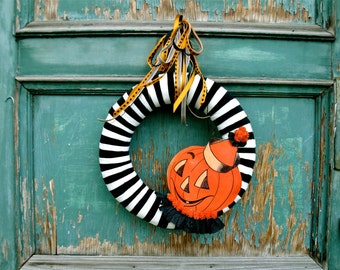 Halloween Wreath The All Hallows Eve Wreath