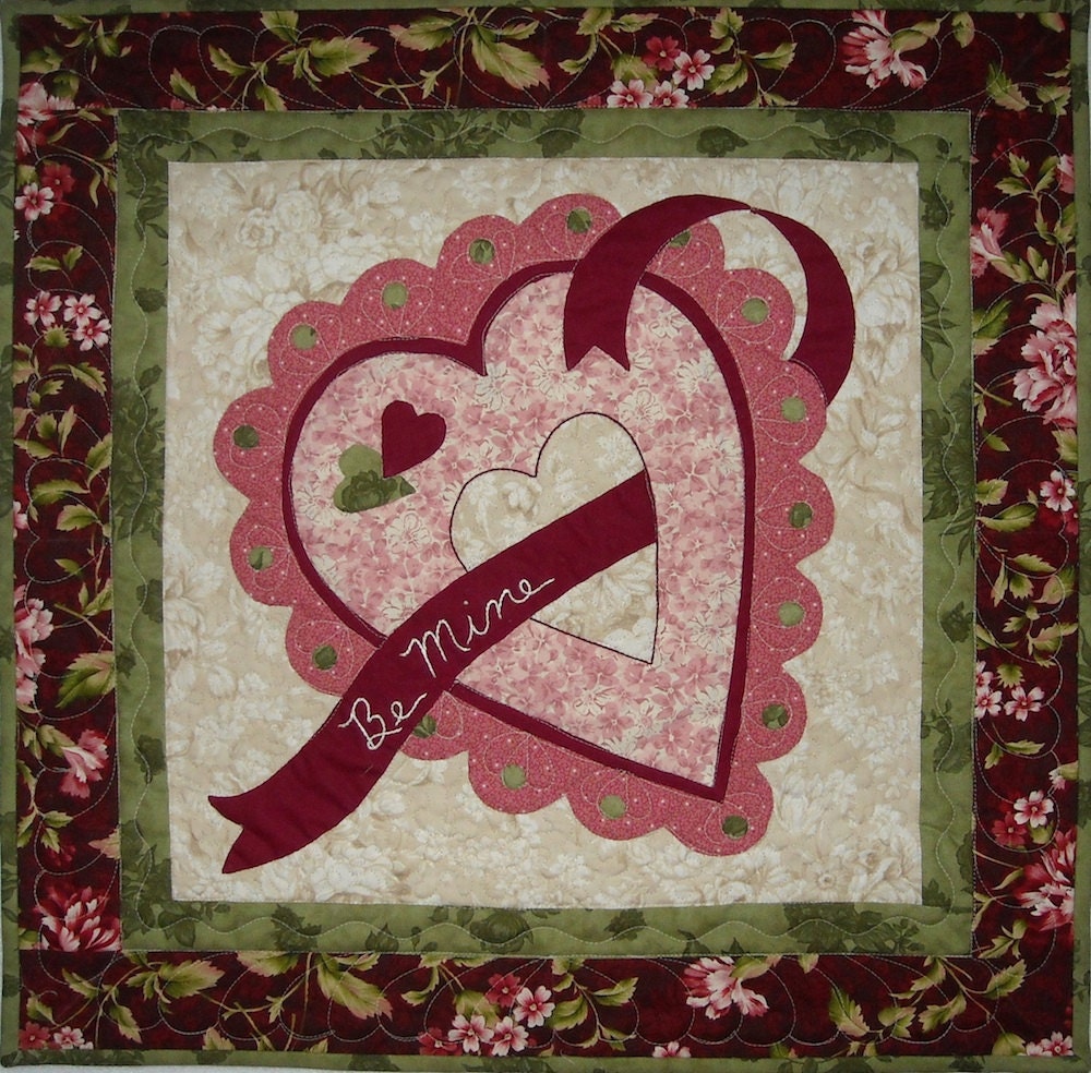 Be Mine Valentine Wall Quilt Pattern