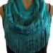 Playful fringes...Caribbean Turquoise....Mediterranean trend...Limited