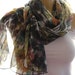 Gardens of Bochum..Charcoal dusted floral....Parisian Neck Tissu