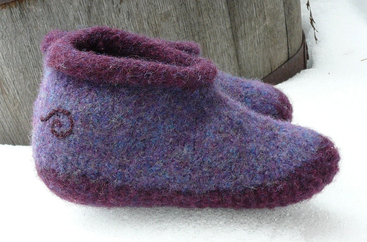 Wild Woolie Felted Slipper PATTERN