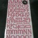 PINK Jewelry Box THICKERS- American Crafts Scrapbooking Chipboard Glitter Stickers