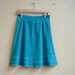 Skirt Turquoise Cotton Jersey- large
