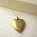 Vintage Gold Heart Locket