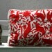 Red Orange Otomi Pouf Gorgeous and ready to Ship