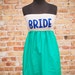 Tealicious BRIDE Dress- Teal/Blue Size Small/Medium