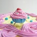 Katy Perry cupcake ring - fake cupcake adjustable ring alice in wonderland pink frosting time for tea party unique gifts