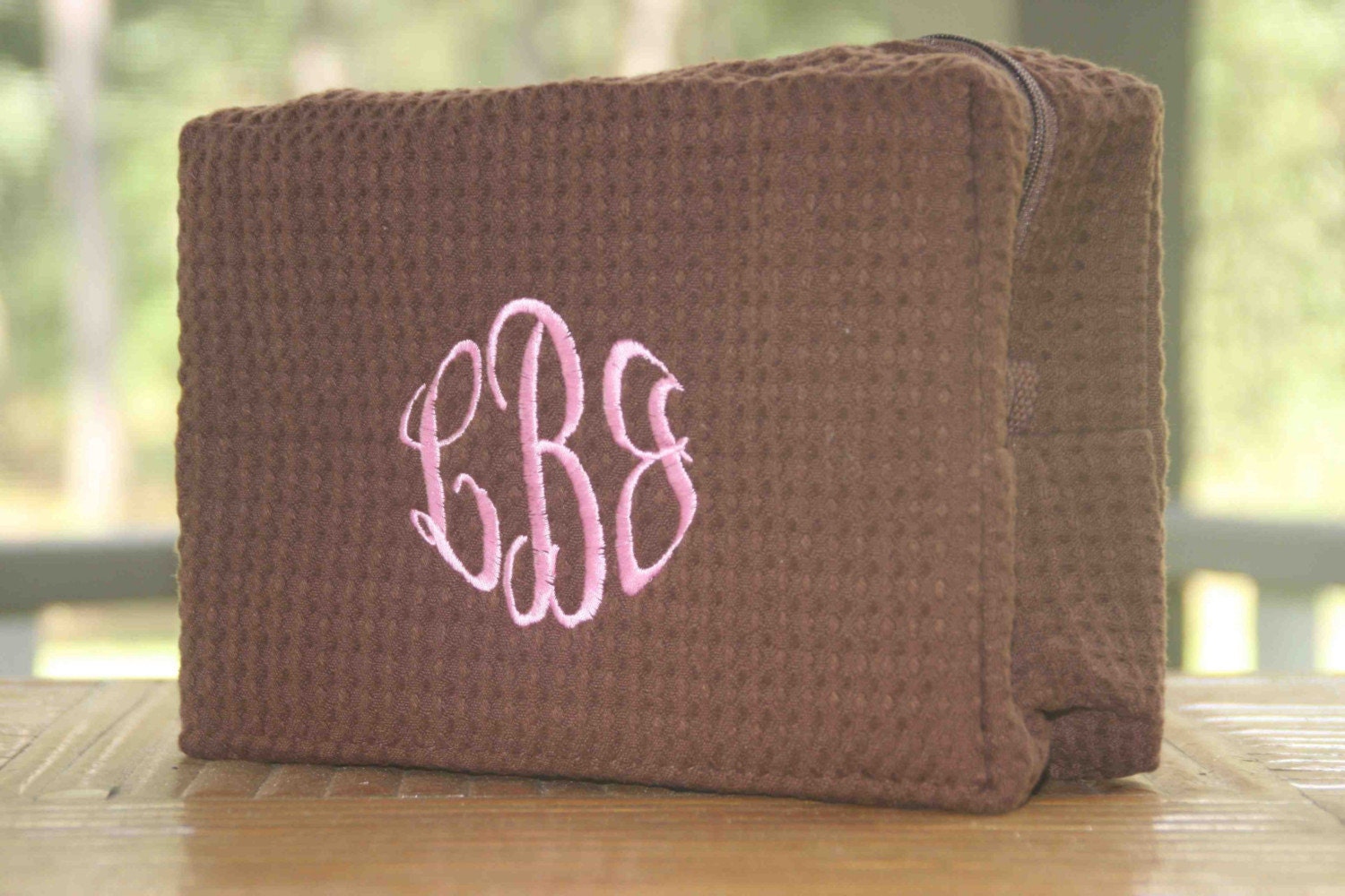 monogrammed makeup case