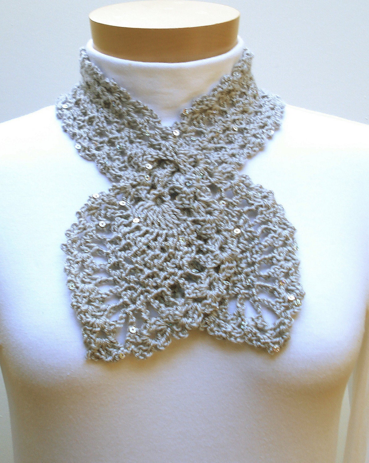 crochet keyhole pattern scarf with Spangle Crochet PDF by stellardreams Scarf Pineapple Pattern