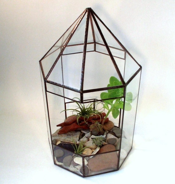 Vintage Glass Terrarium 1