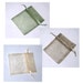 30 Natural Forest Colors Organza Bags 3 in x 4 in 3 Colors