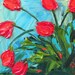 Oringinal Impasto Oil 6x6 Tulips