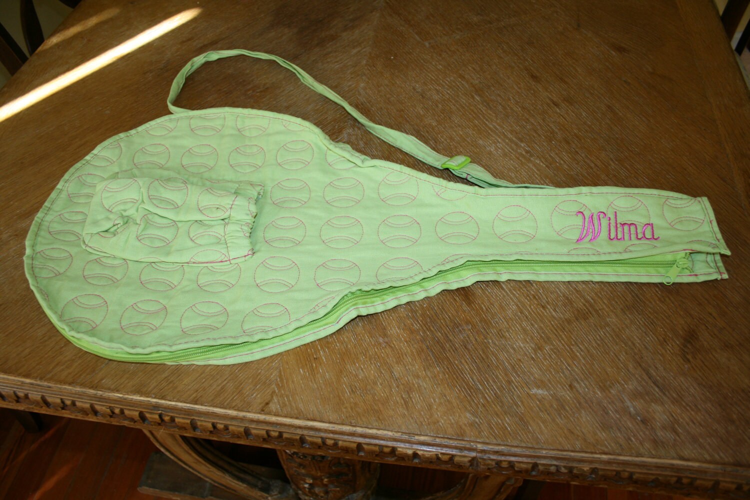 Personalized Tennis Racket Cover Monogrammed