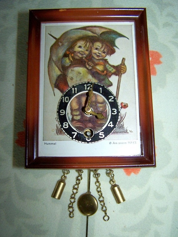 Small Vintage HUMMEL Wall Clock