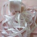 Pure Silk Ribbon 7 mm 1/4 inch wide 50 yd Factory Sealed Spool White Color