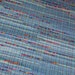 Denim Rag Rug with Vibrant Vintage Fabric