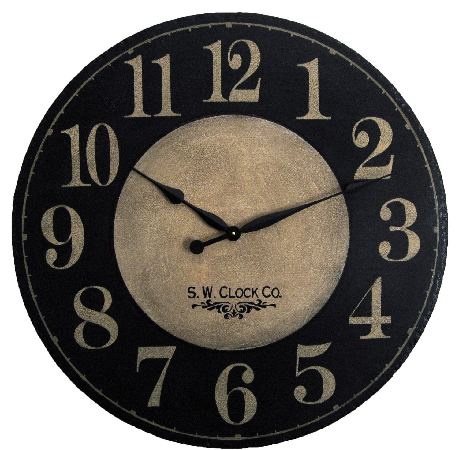 Large Wall Clock 30 inch Port Royal Antique style by Klocktime