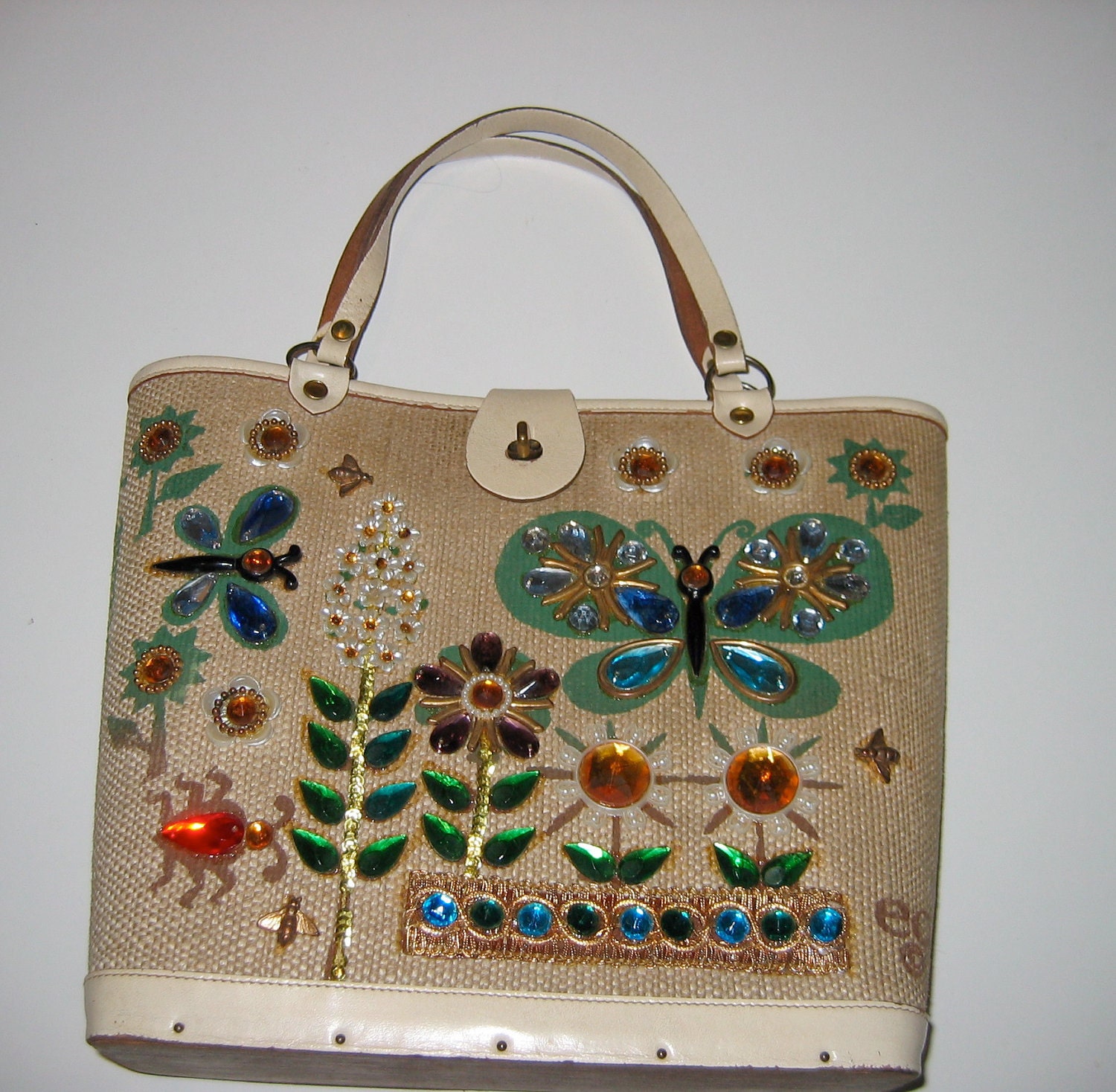 Authentic Enid Collins 1960's Jeweled purse. Gorgeous by thegroove