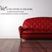 1706 - Vinyl Lettering - Christ is the center of our home, a guest at every meal, a silent listener to every conversation.