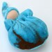 Pocket Gnome - Waldorf - Turquoise & Orange