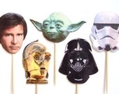 Items similar to Star Wars Cupcake Toppers - Set of 36 Picks - You