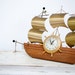 Antique Nautical Sailboat Clock / SALE PRICE REDUCED