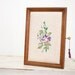 A Vintage Jewelry Holder with Skeleton Key / Wooden and Embroidered Jewel Case by KELLERMAN