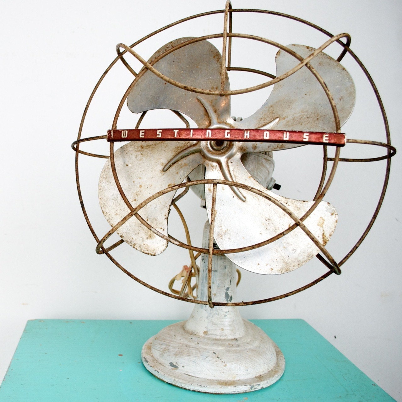 Vintage WESTINGHOUSE Electric Metal Fan